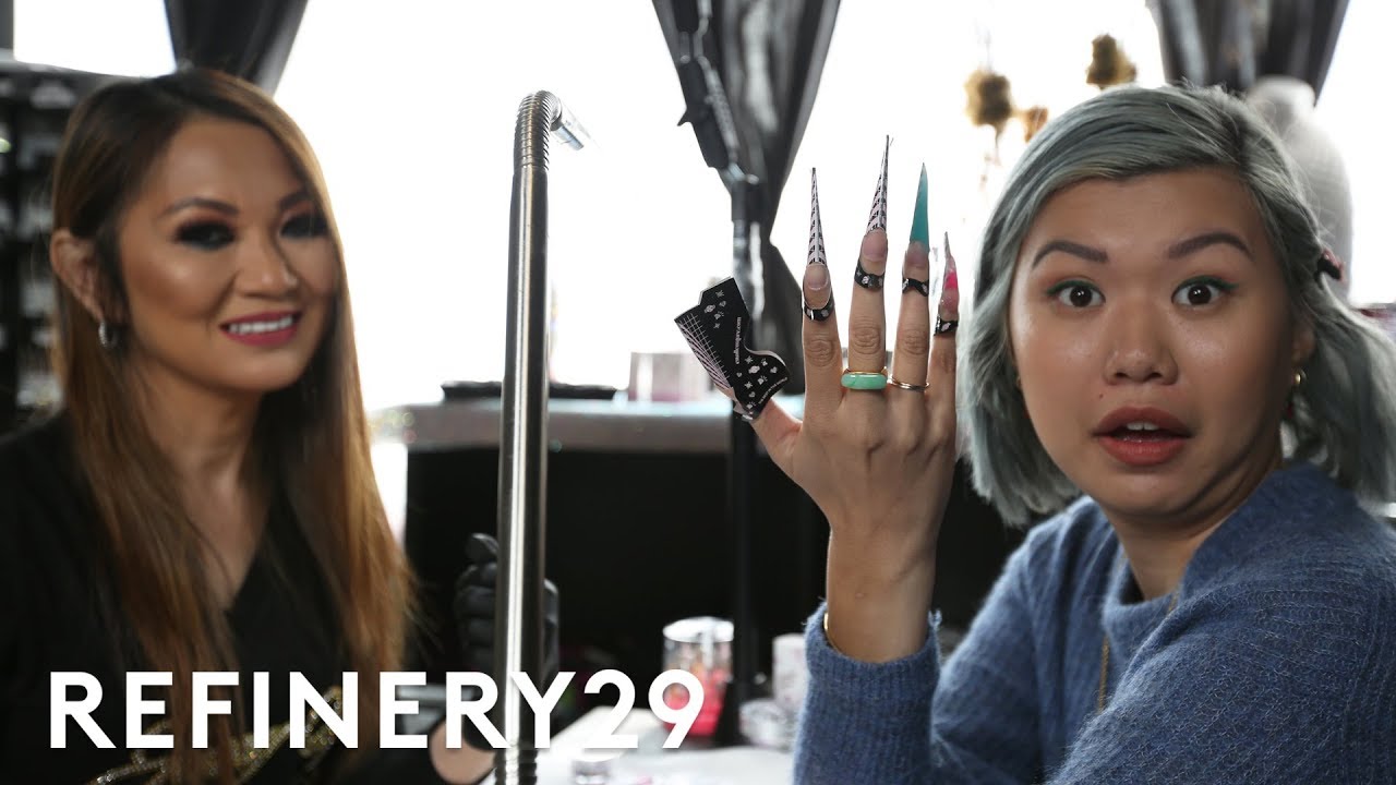 Cardi B’s Nail Artist Gave Me 2 Inch Nails | Beauty With Mi | Refinery29