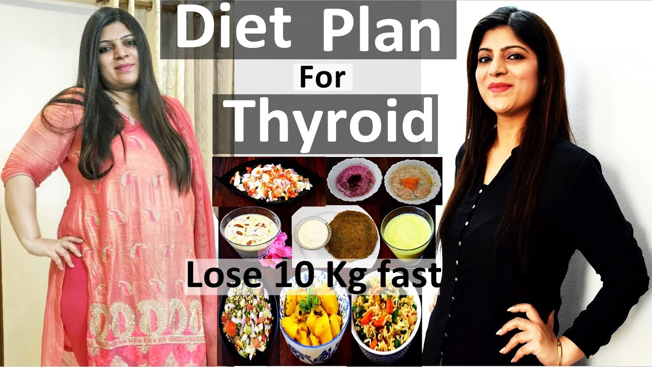 Thyroid Diet Plan For Weight Loss In Hindi | Weight Loss Thyroid diet plan In Hindi|Lose Weight Fast