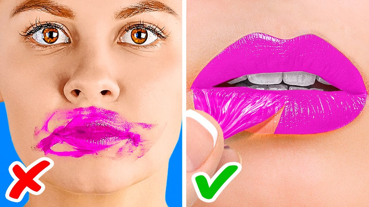 10 GENIUS MAKEUP HACKS TO LOOK AWESOME! || Beauty Hacks For Smart Girls by 123 Go! Genius