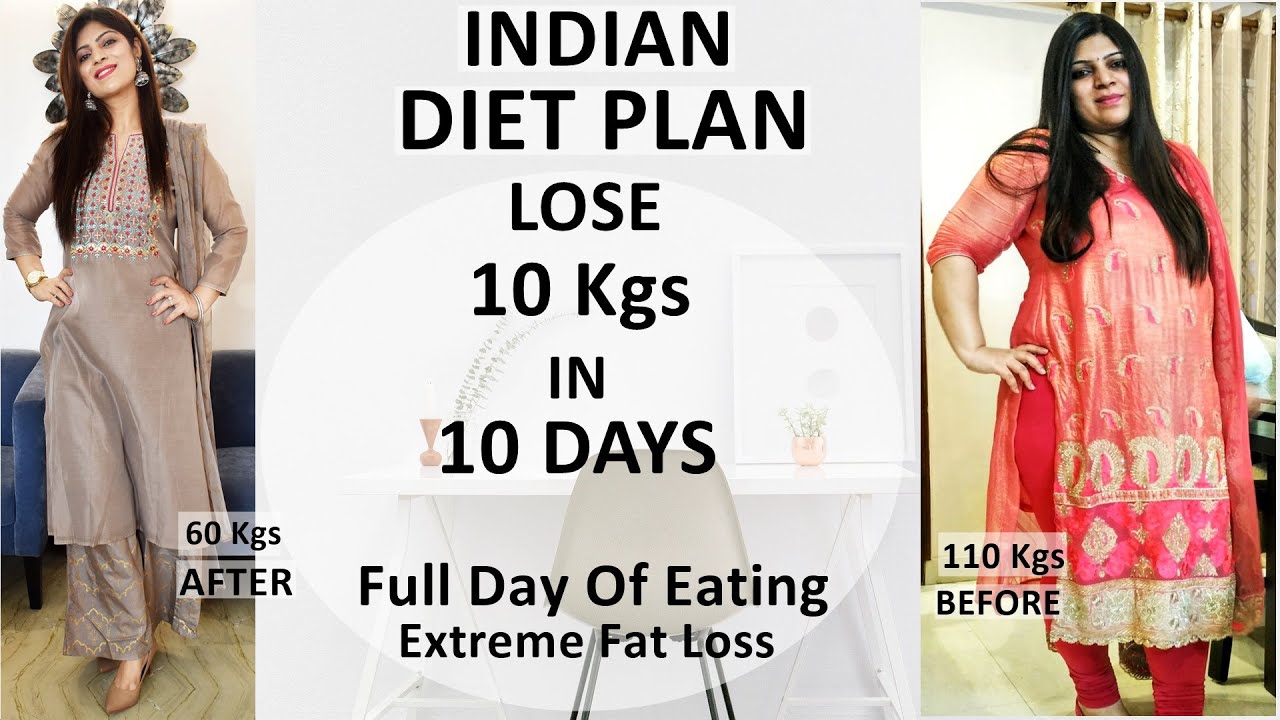 Indian Diet Plan Full Day Eating | Diet Plan To Lose Weight Fast In Hindi | Lose 10 Kgs In 10 Days