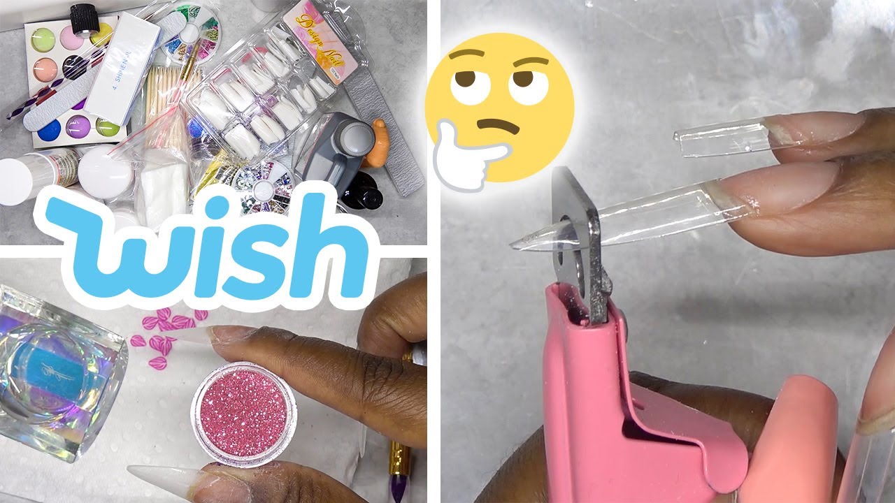 DIY Testing Acrylic Nail Kit from Wish