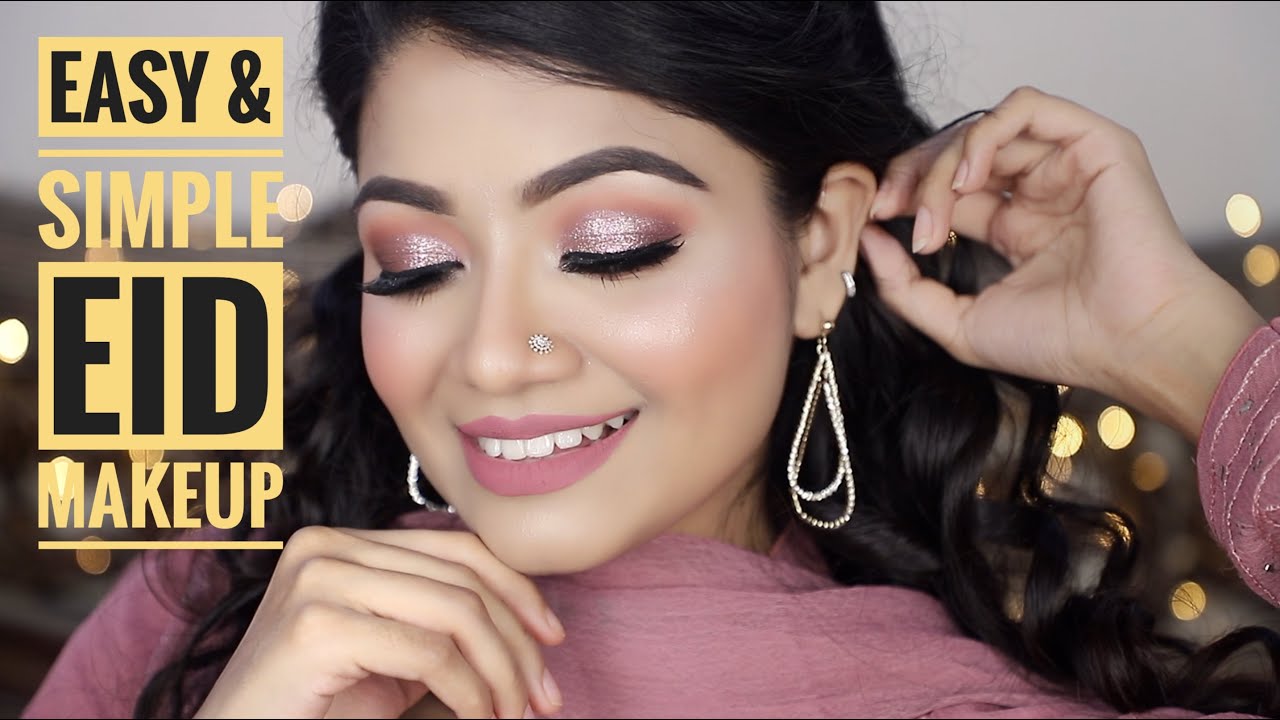 EASY & SIMPLE PINK EID MAKEUP TUTORIAL   MAC COSMETICS | TEENAGE Daytime Eid Look 2021 | LINDA