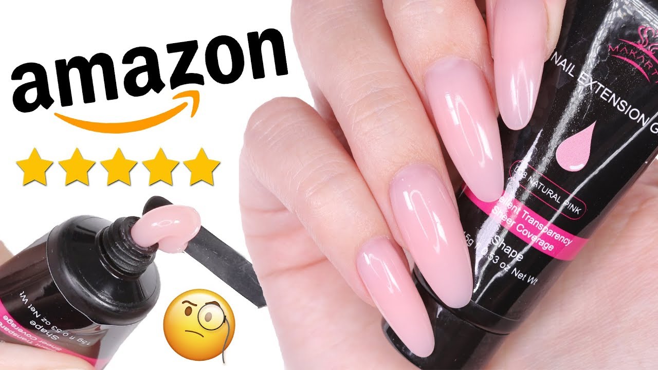 DIY TESTING THE #1 POLYGEL NAIL KIT ON AMAZON PRIME