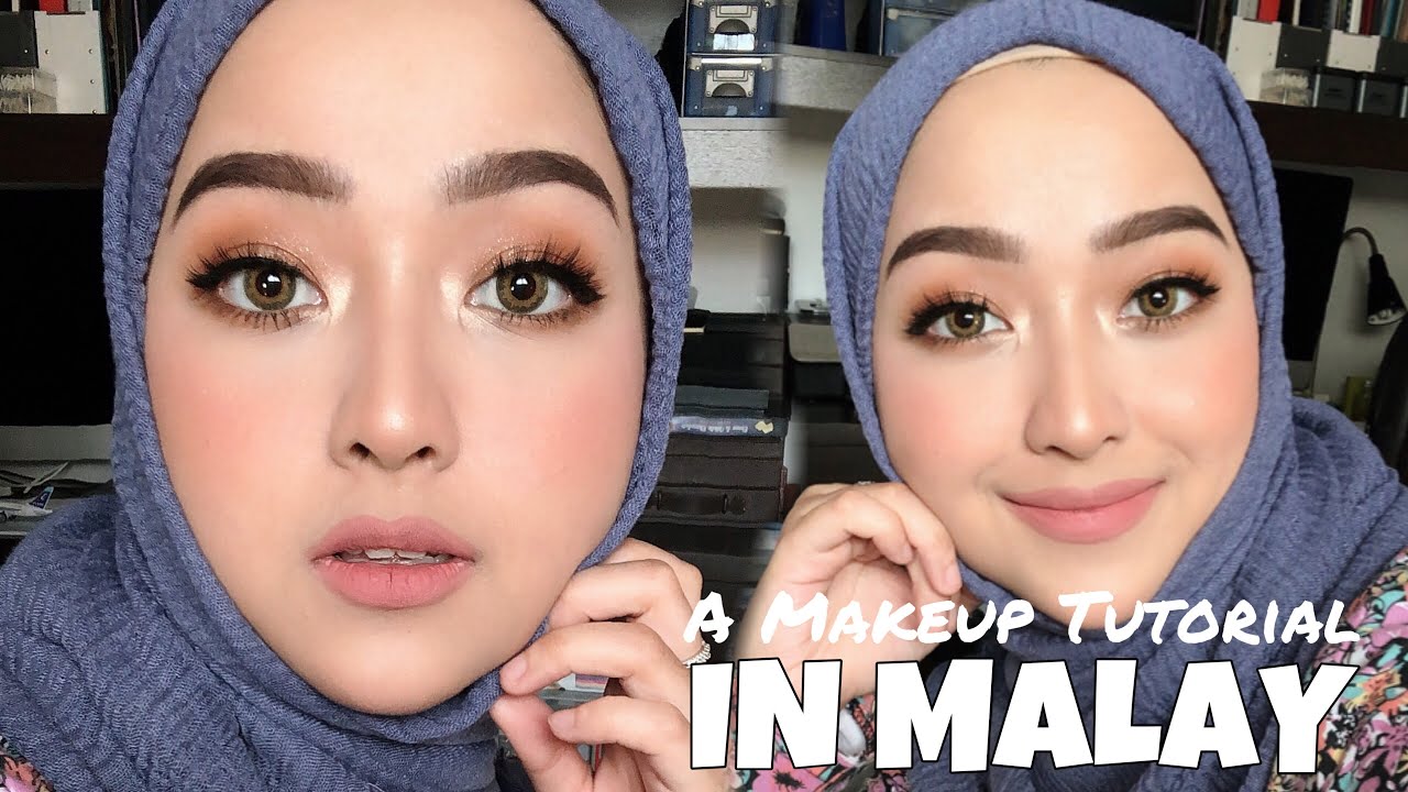 Easy Full Glam Makeup tutorial (in Malay)