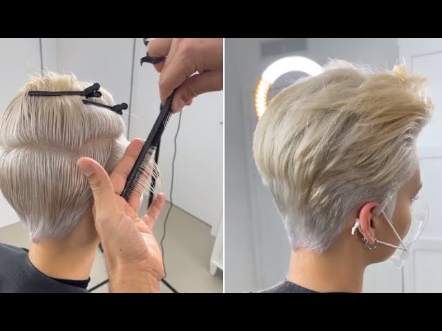 Short Pixie Haircut and Hairstyle for women | Very Short layered cut | Haircut tips & techniques