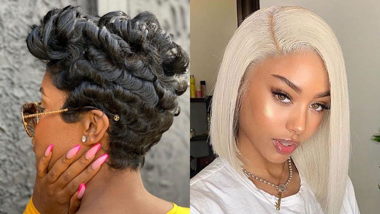 Trendy Short 2021 Hairstyle Ideas for Black Women