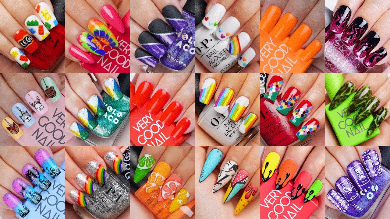 Top 100+ Easy Nails Ideas  DIY Nails Art Ideas Compilation  Nails Inspiration