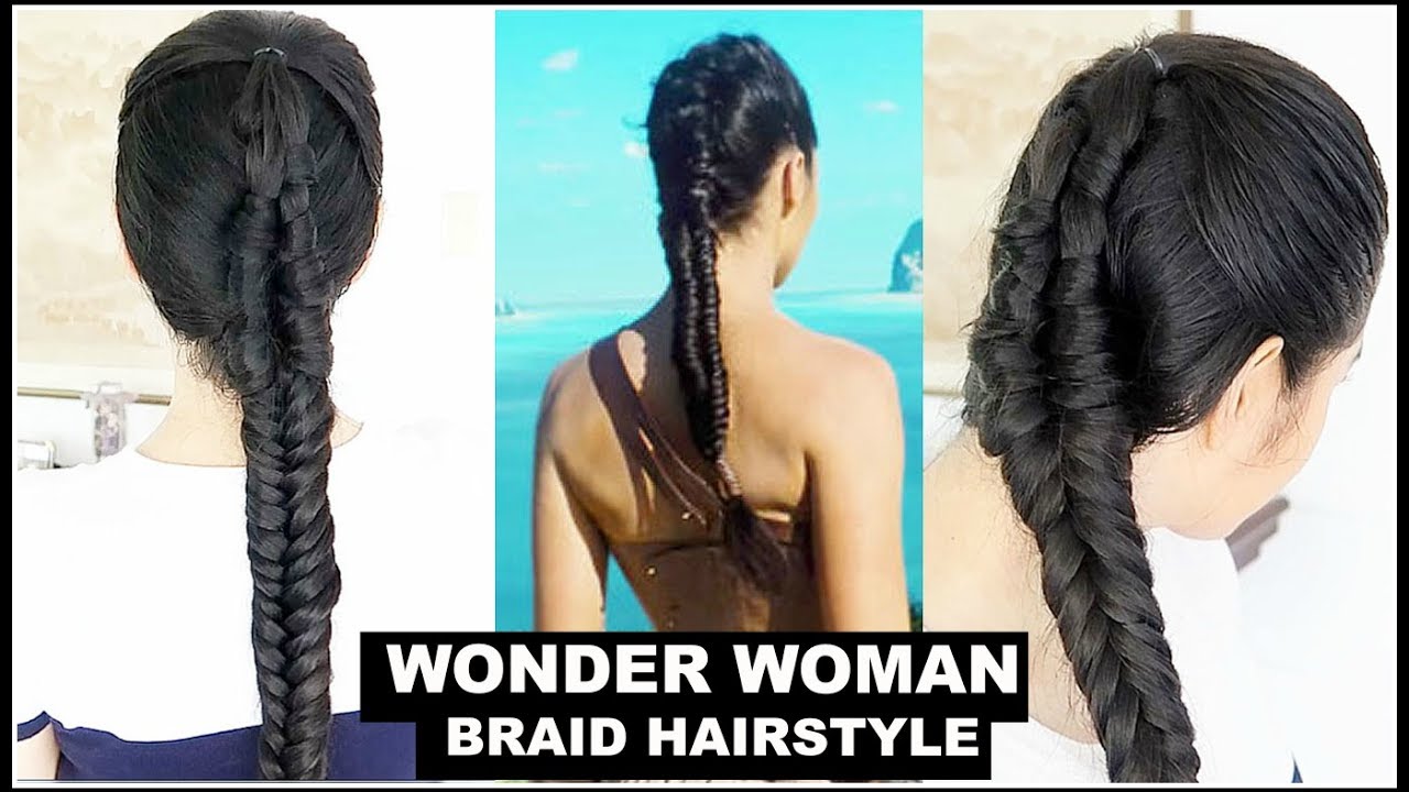 WONDER WOMAN BRAIDS-Hairstyle Attempt-Beautyklove