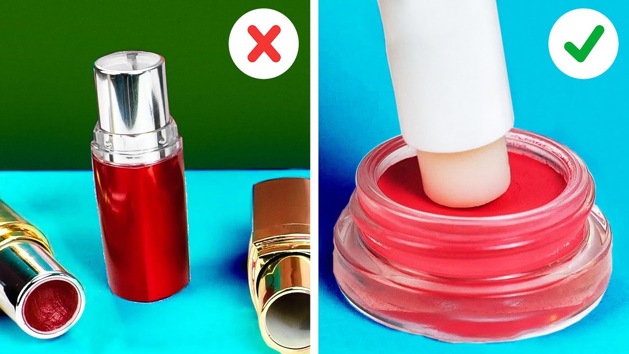 22 Empty Makeup Hacks That’ll Save You a Ton Of Money || Unusual Ways to Use Makeup Products!