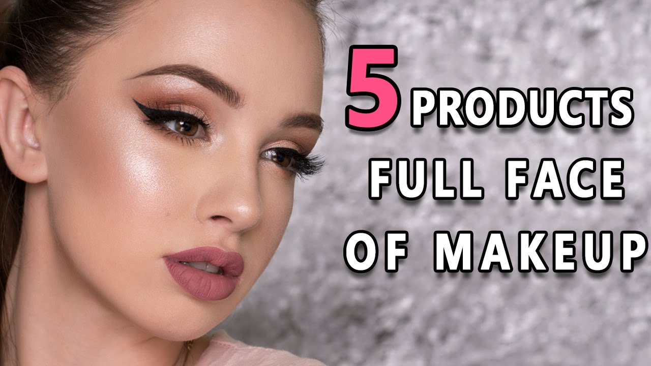 FULL FACE USING ONLY 5 AFFORDABLE PRODUCTS | Makeup Tutorial