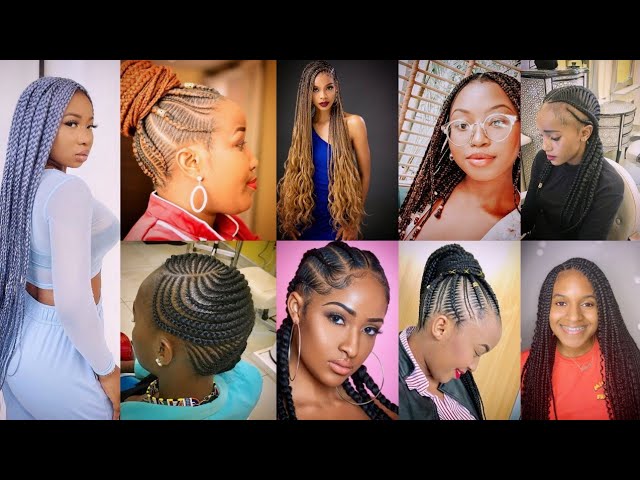 Elegant + Latest Hairstyle 2021 For Beautiful Black Women | Braids Hairstyle With Ideas Pictures