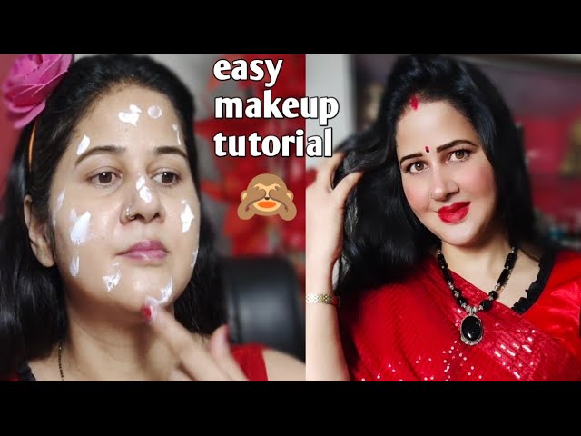 पार्टी शादी में जाने से 2 मिनट पहले करो || Easy Makeup Tutorial || Natural Pooja