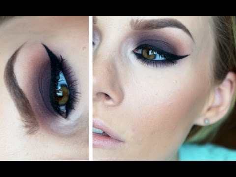 Purple Smoke  Dark Purple Makeup Tutorial