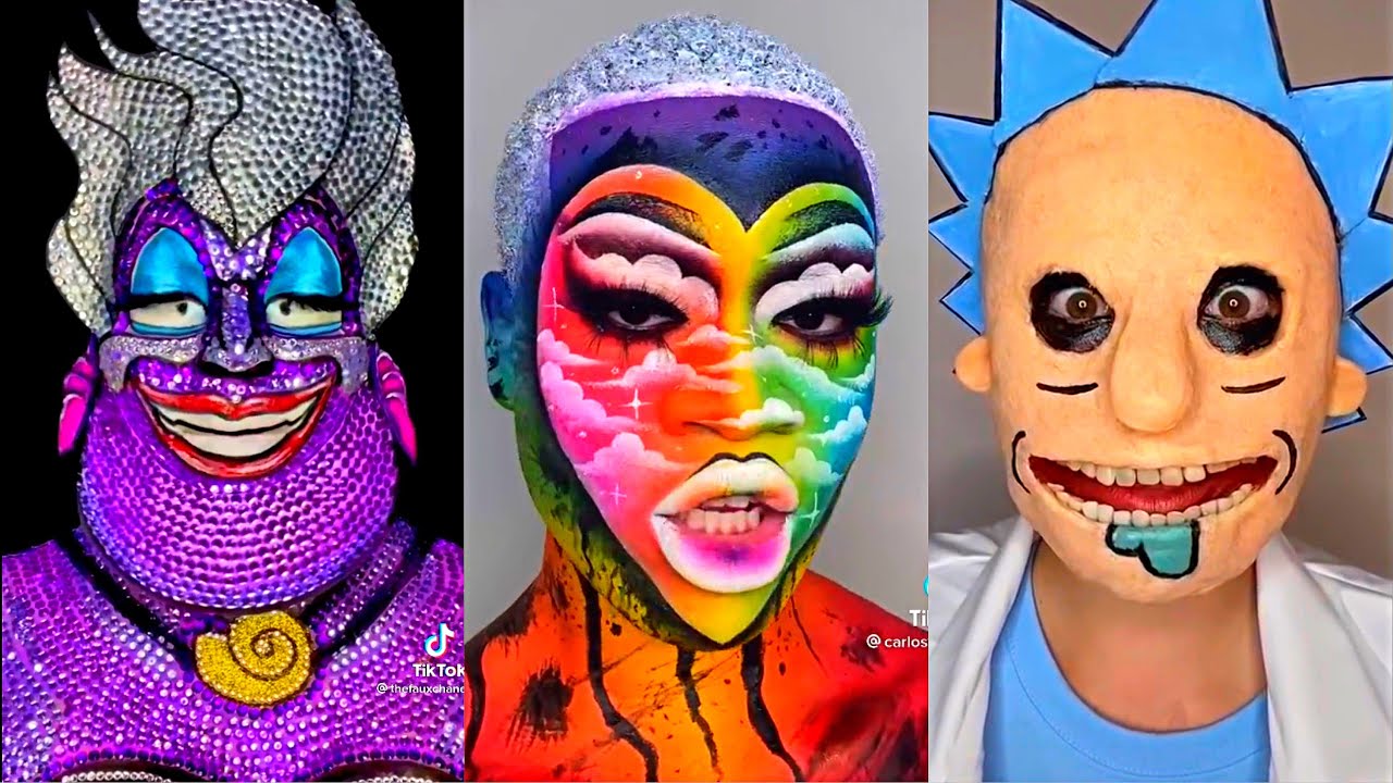 Really Crazy Makeup Art I Found On TikTok | Scary Makeup Tutorials