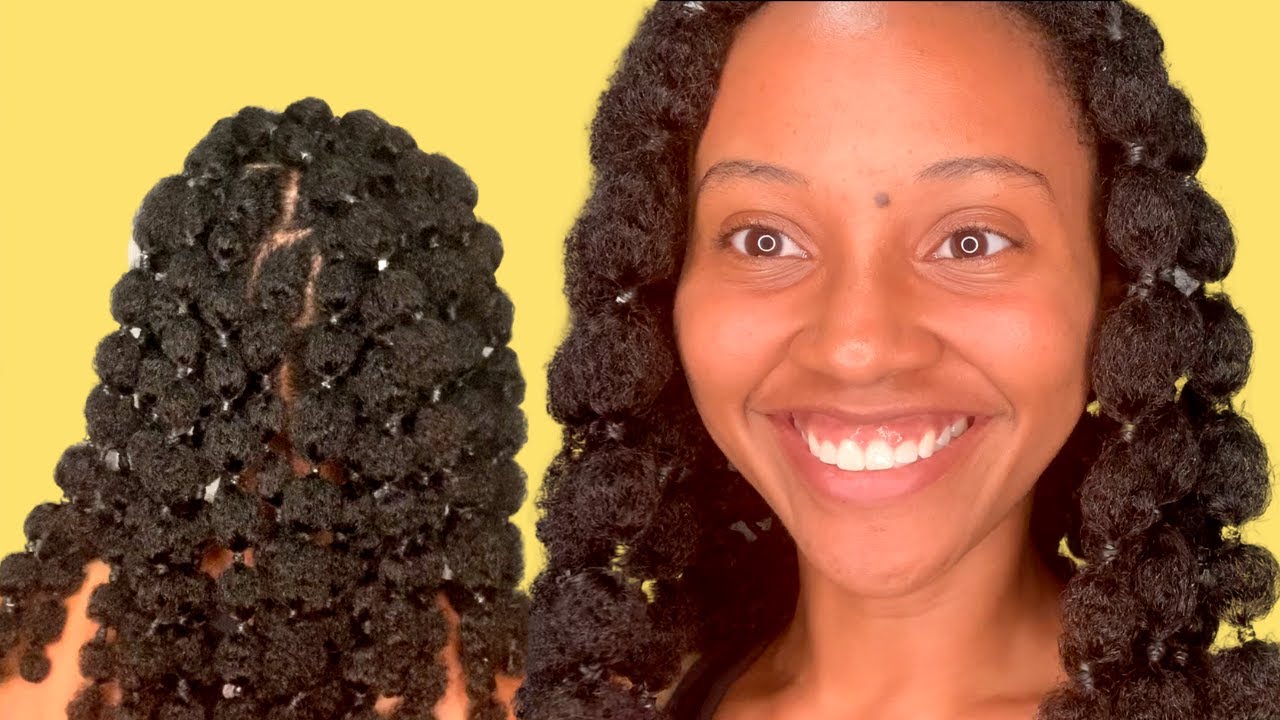 Natural Hair Poodlepuffs | CUTE TRENDY NATURAL HAIRSTYLE for black women | New Protective Style