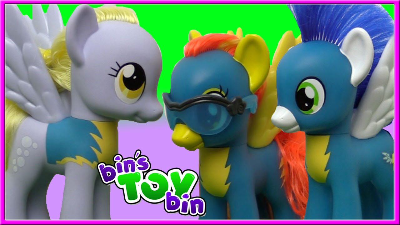 WONDERBOLTS! Spitfire, Soarin, Derpy, Rainbow Dash My Little Pony Fashion Style | Bin’s Toy Bin