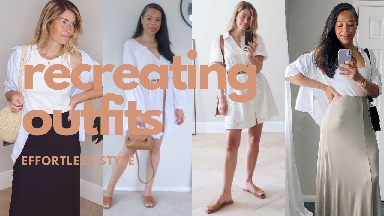 RECREATING EFFORTLESS INSTAGRAM OUTFITS | With a surprise guest!