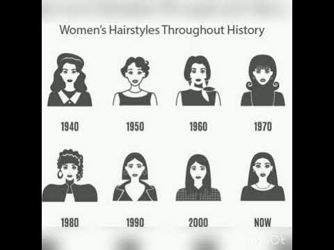 women hairstyle throughout history