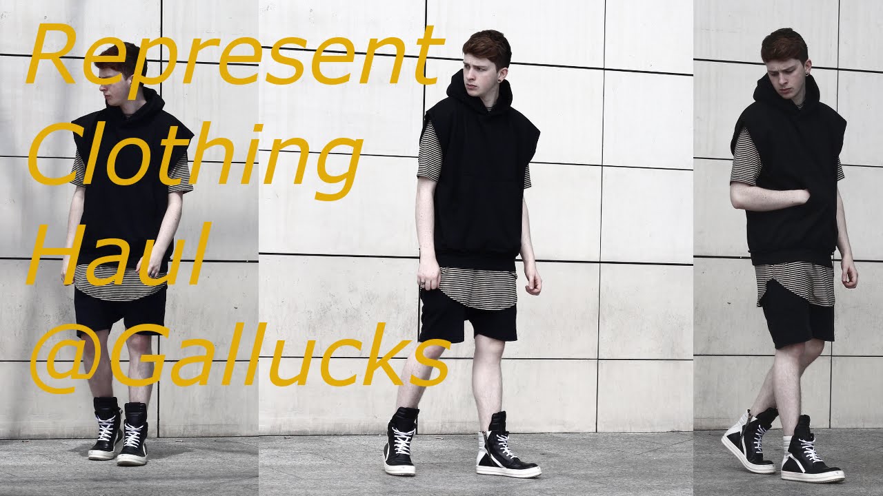 Represent Clothing Mens Fashion Style Haul | Gallucks