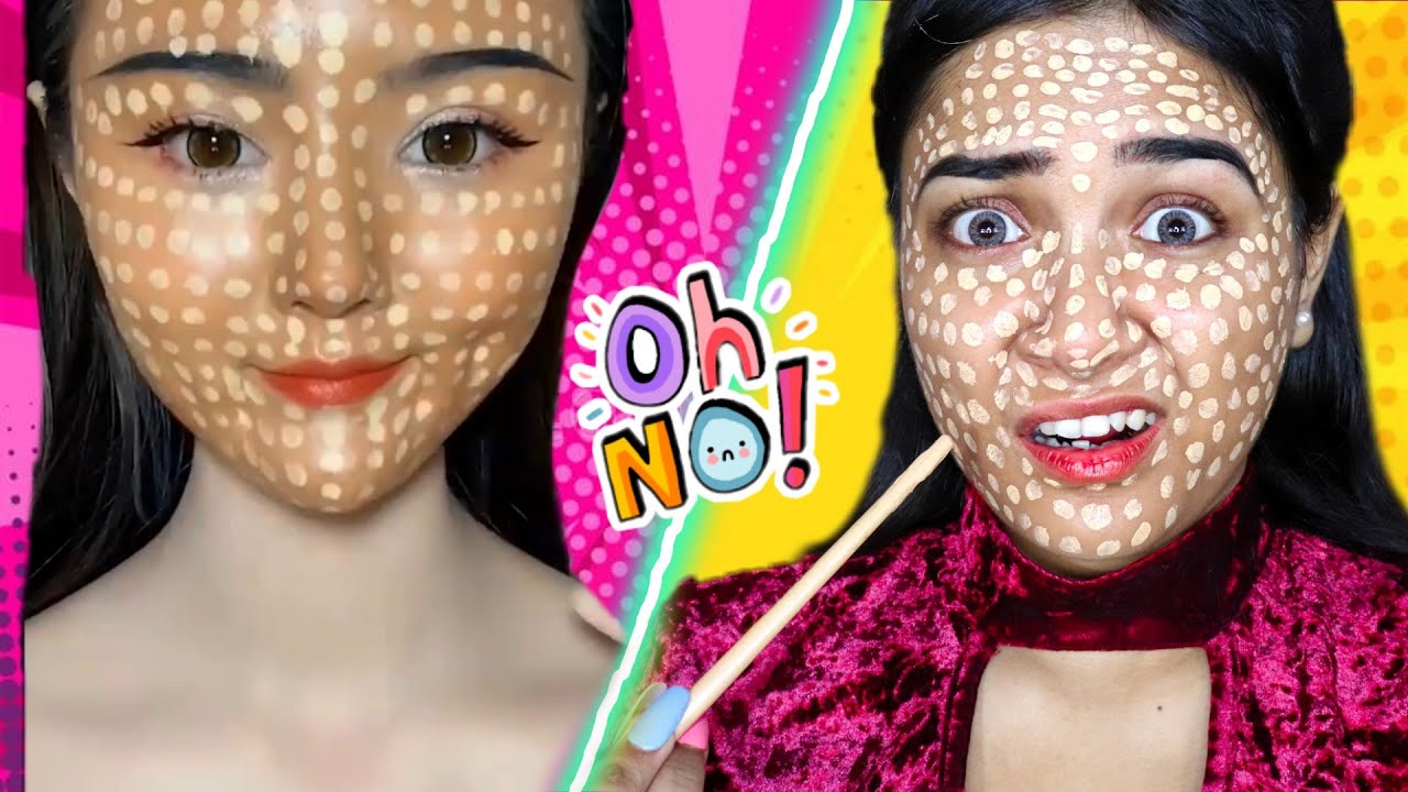 Testing Out *Viral* KOREAN Makeup Hacks | *Shocking Results* | Nil 7 Situ Vlogs