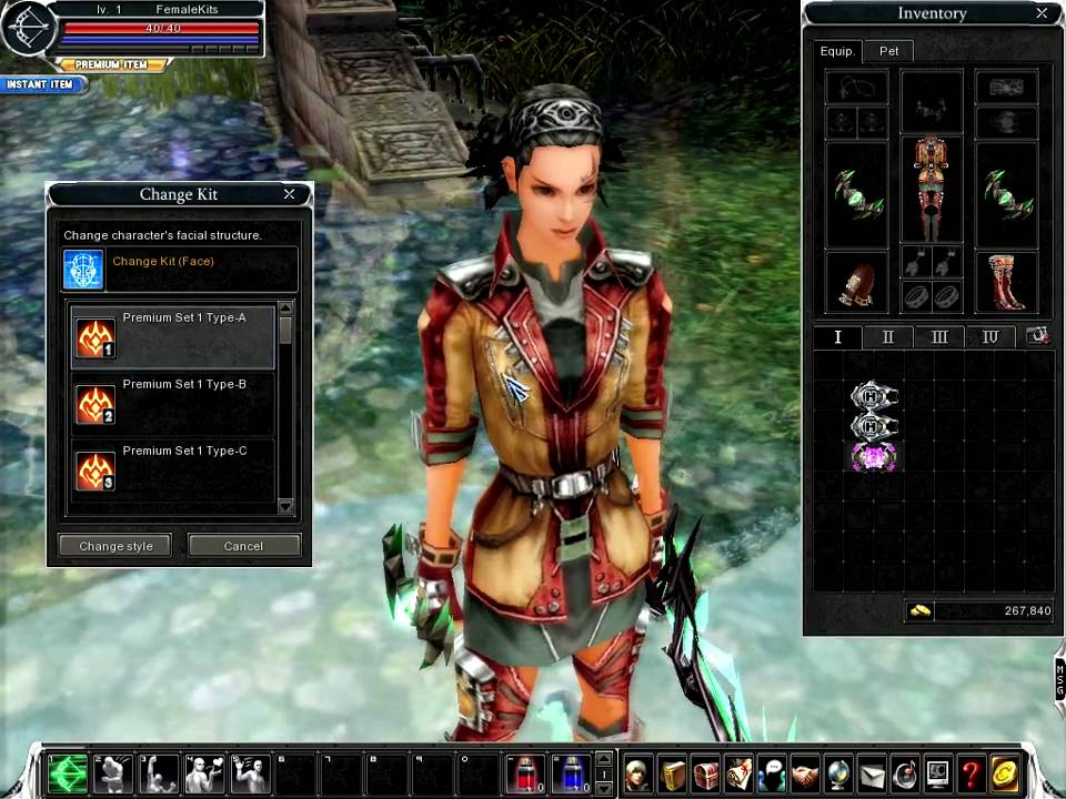 Cabal Online Female Change Kit HairStyle and Face PREMIUM