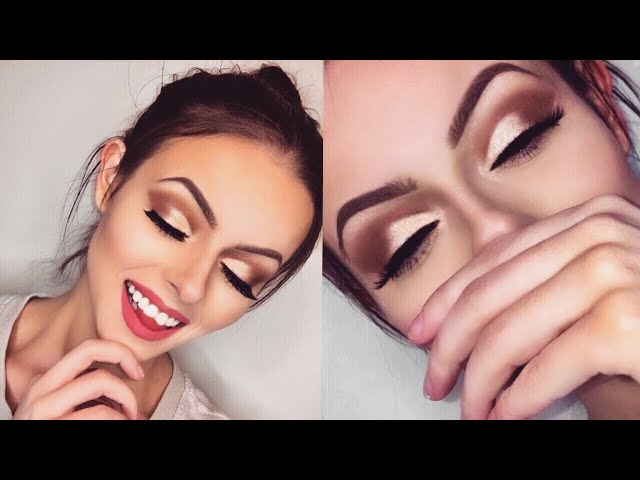 Natural Bronzy Glam Makeup Tutorial – Morphe 350 Palette