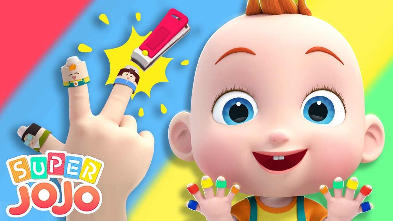 Little Baby Cuts Nails | Healthy Habits for Kids + More Nursery Rhymes & Kids Songs – Super JoJo