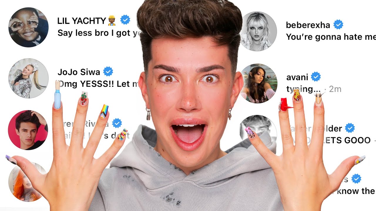 My Friends Pick My CRAZY Nail Designs!