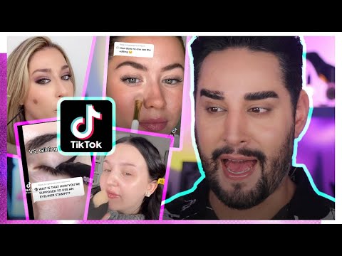 TIKTOK MAKEUP “HACKS” ! Pro MUA Reacts to TikTok hacks!