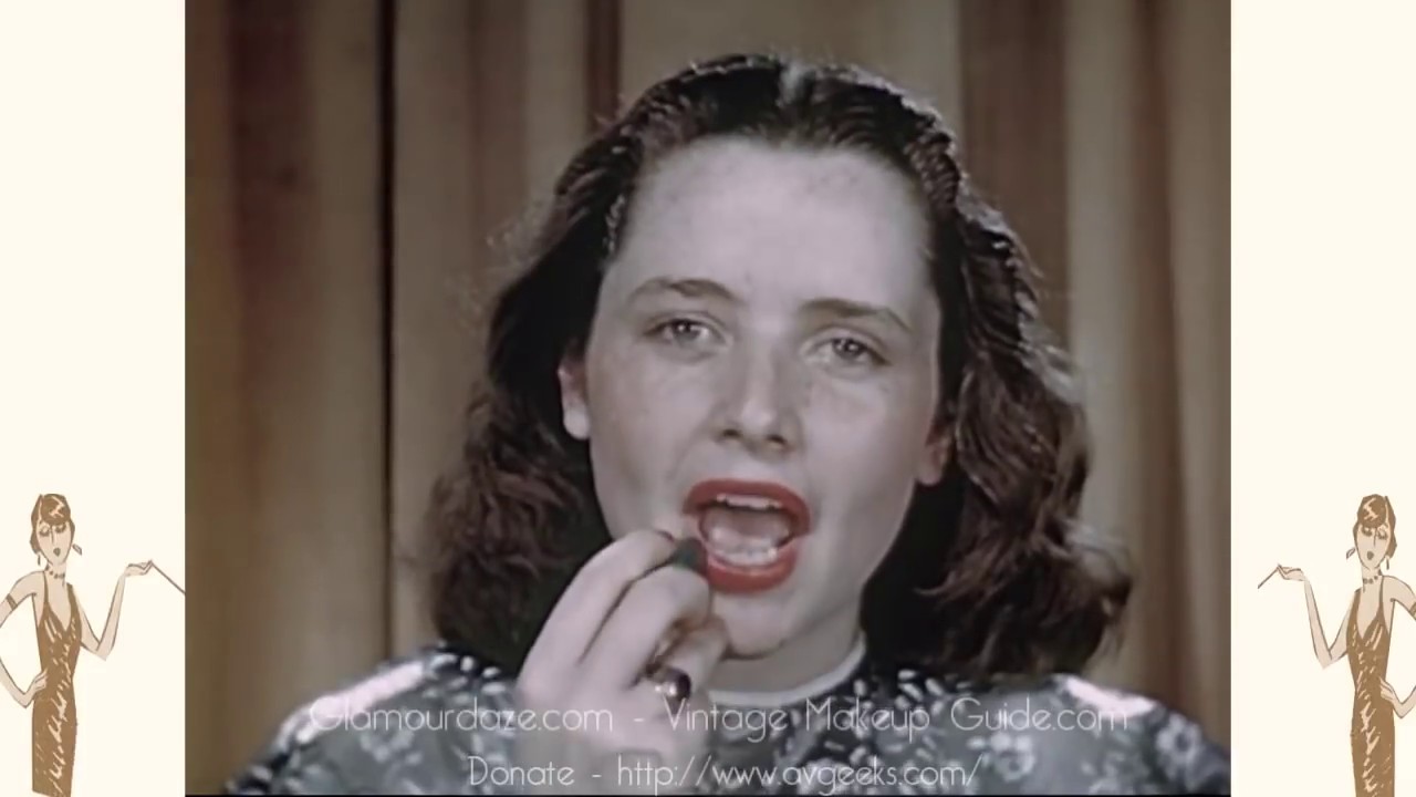 Vintage 1940s Makeup Tutorial Film – 1946