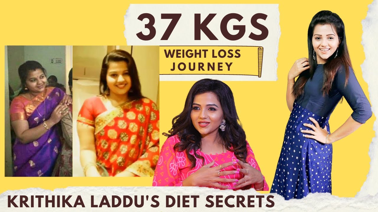 No Workout! 6 Months Liquid Diet | Actress Krithika Laddu’s 37Kgs Weight Loss Transformation Secret