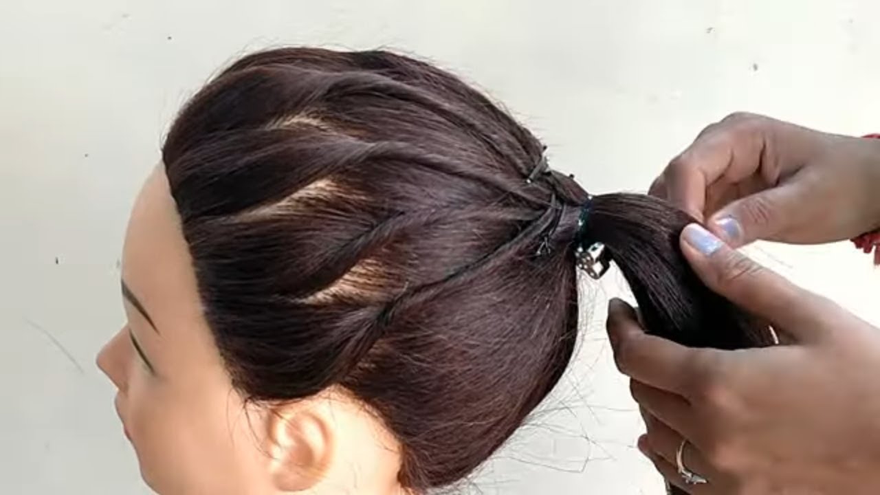 Easy Twisted Hairstyle For Wedding || Twisted Hairstyle For Party || Long hair Hairstyles