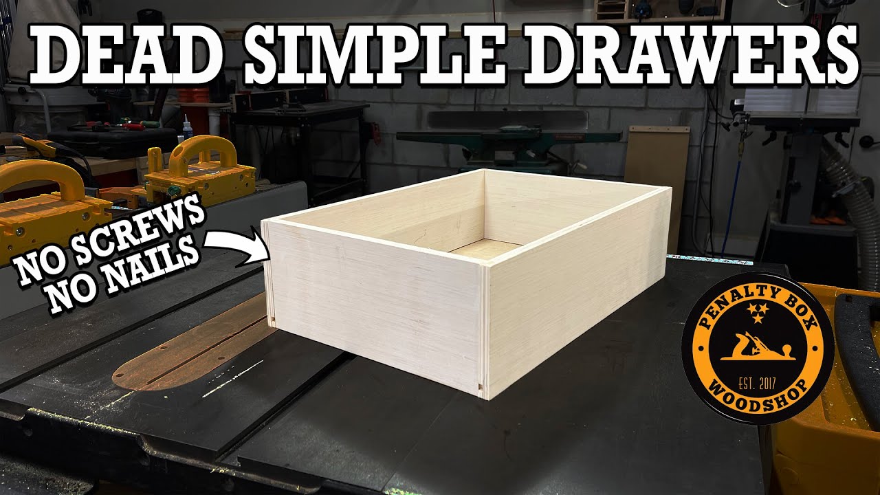 How to Make Dead Simple Drawers – No Nails and No Screws