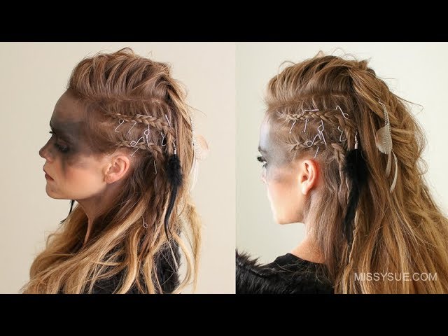 Viking Warrior Halloween Hairstyle | Missy Sue