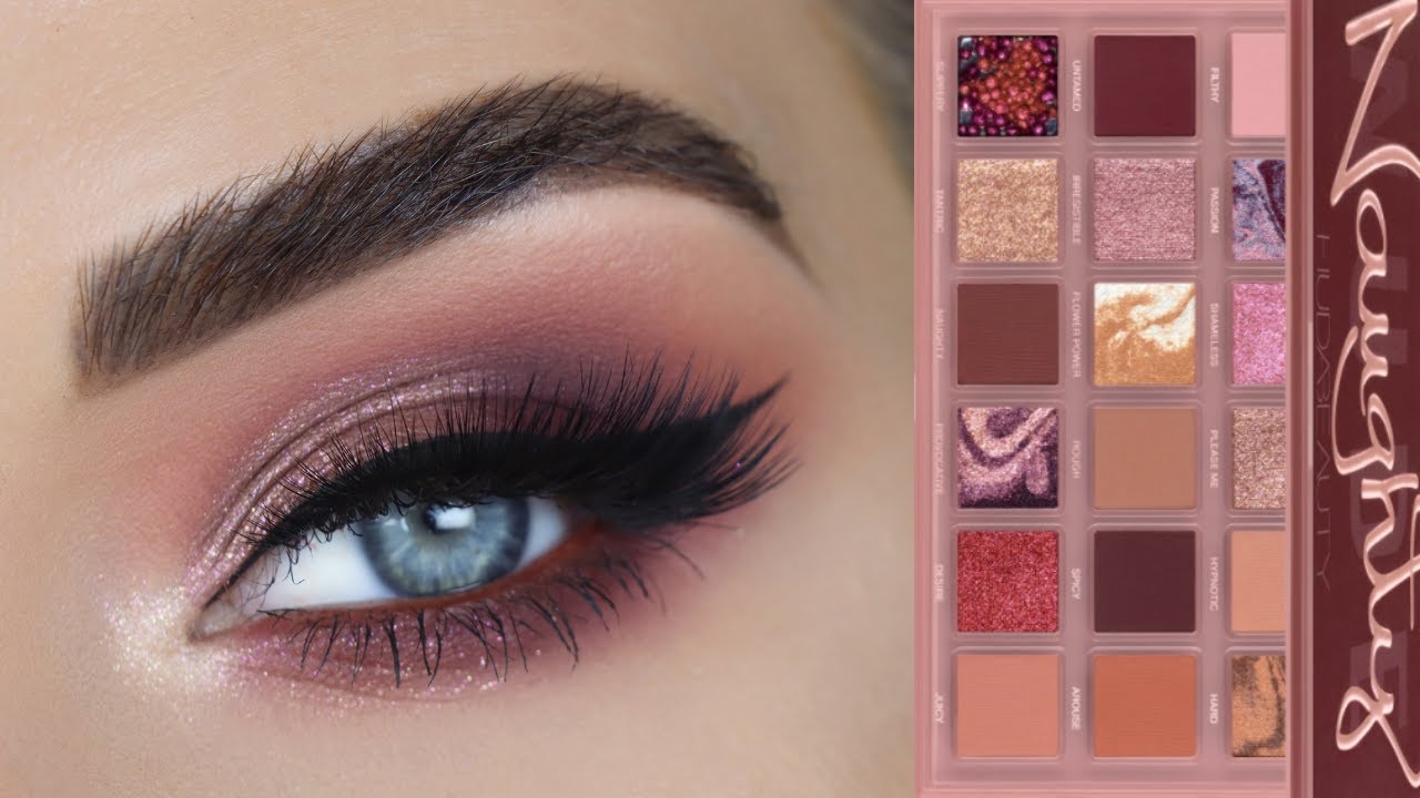 New Huda Beauty NAUGHTY Palette | Eyeshadow Tutorial + First Impressions