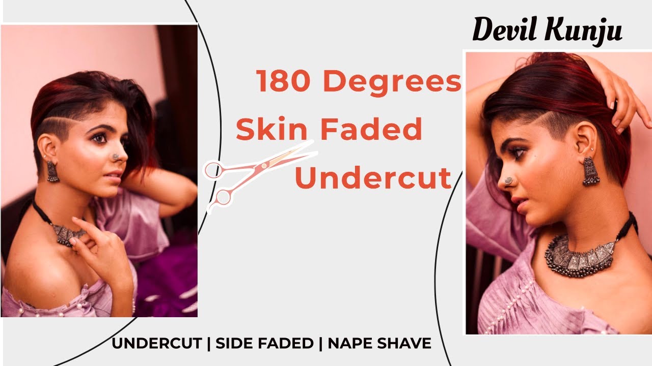 Devil Kunju | Indian Women Headshave | Skin Faded Haircut | Indian girl Undercut Hairstyle | Haircut
