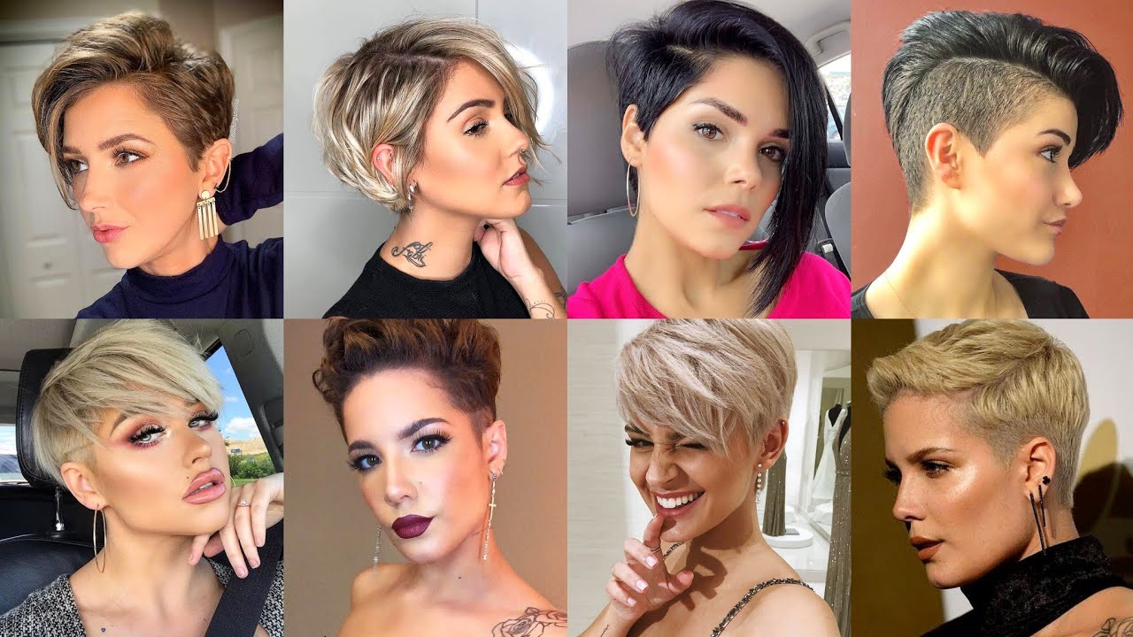 Pinterest Haircuts Short For Women Any Ages 40+50+60 | Popular Pixie Haircut Transformation 2022