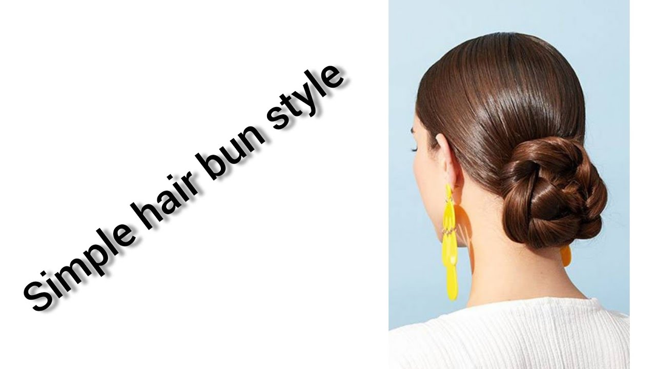 juda hairstyle for women  /easy & simply Hair bun style  wedding and party hairstyle