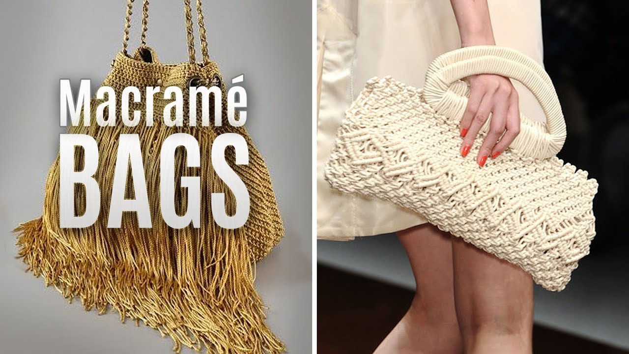 Macramé Bags, Handbags, Purses, Clutches, Fashion Style ideas