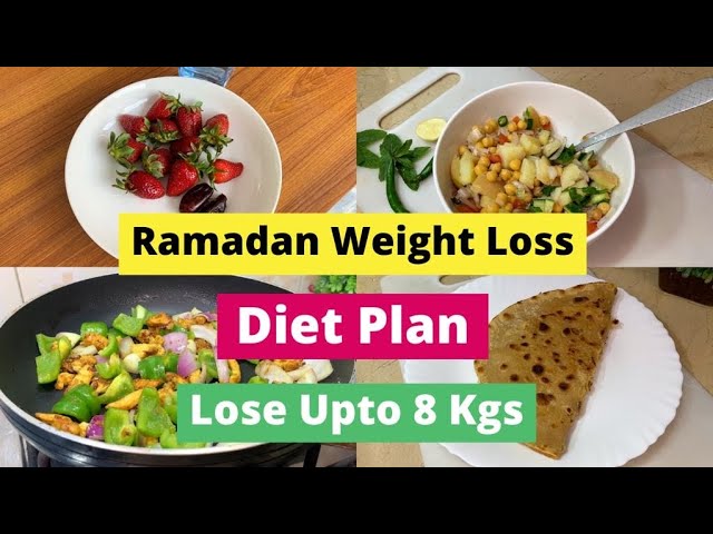 Ramadan Weight Loss Diet Plan | Lose 8kgs in a month |  Weight Loss Tips by Dr Amina