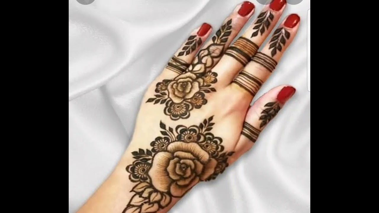 Beautiful henna design ||beauty tips aa doll