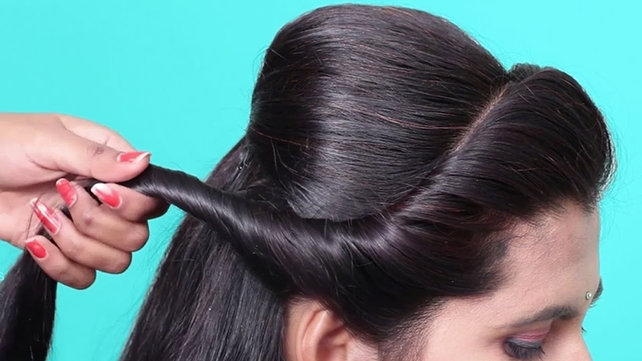 Latest Hairstyles for Party/Wedding | Easy Hairstyle for Beginners | Hair Style Girl